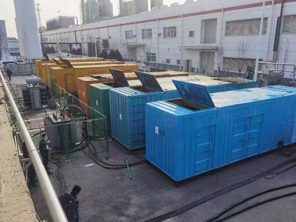 随州柴油发电机出租案例展示